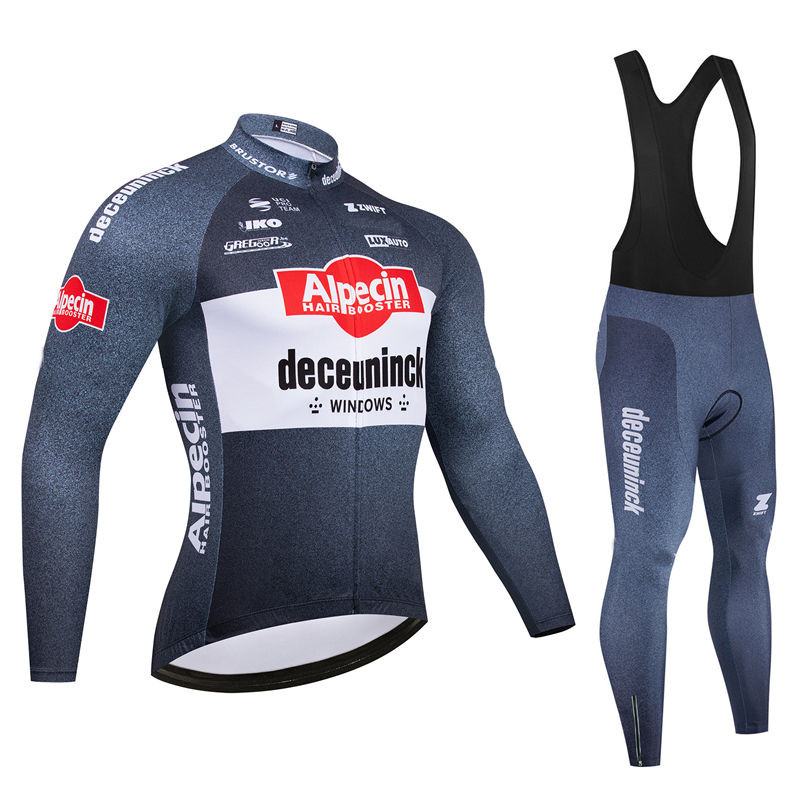 Cycling Bib Shorts - Alpecin Takımı erkek Bisiklet Forması Uzun